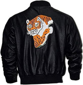 Sylvester Stallone’s Eye Of The Tiger Rocky Balboa Black Leather Jacket